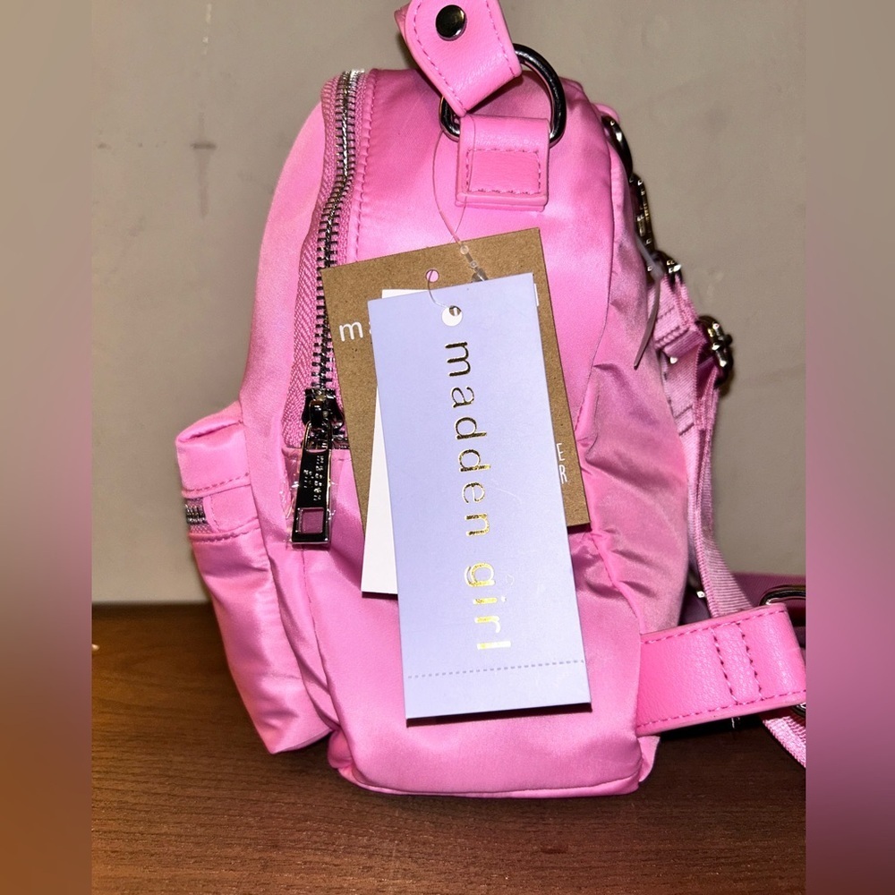 MADDEN GIRL AMILA LT. PINK MINI BACKPACK. BRAND NEW WITH TAGS. - Picture 4 of 8